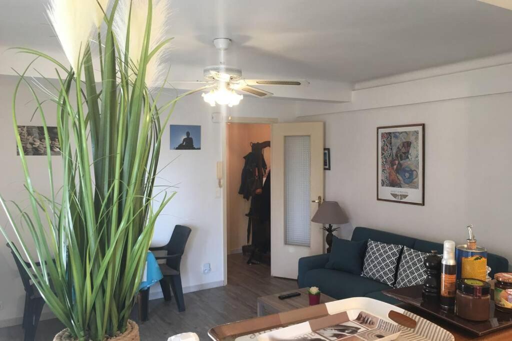 Charmant Appartement Bord De Mer, Plage Cagnes-sur-Mer Exterior foto
