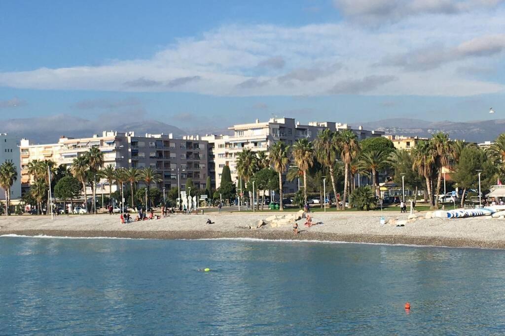 Charmant Appartement Bord De Mer, Plage Cagnes-sur-Mer Exterior foto